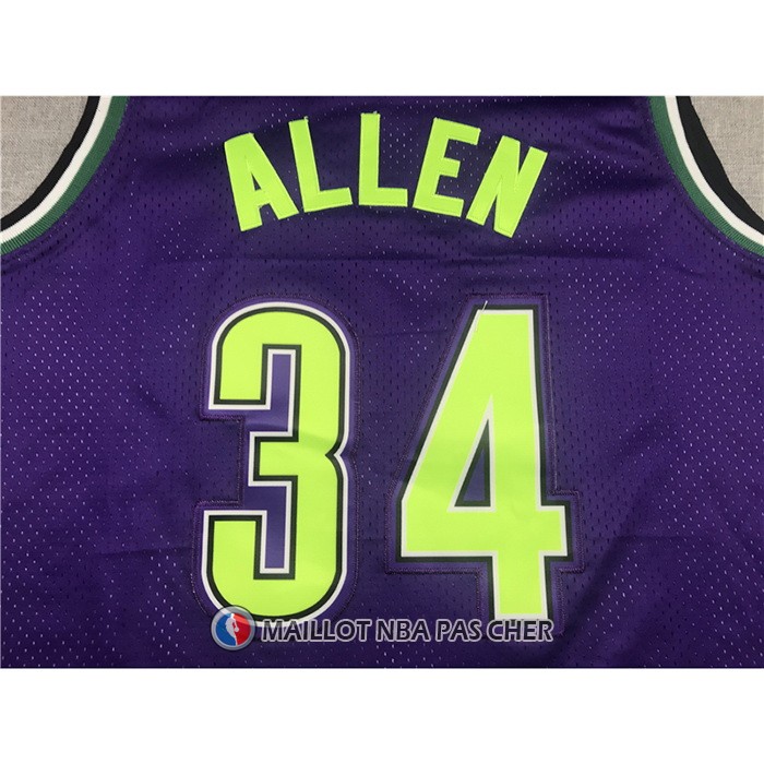 Maillot Milwaukee Bucks Ray Allen Mitchell & Ness 1996-97 Volet